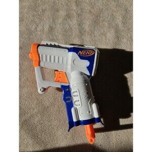 Nerf N-Strike Elite Triad EX-3 White Blue 5" Tested Works